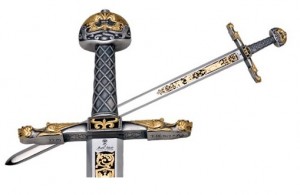 Espada Carlo Magno 300x195 Las Espadas más famosas de la Historia