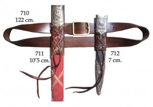 Swords and daggers belt