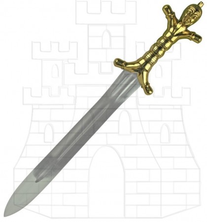 Golden celtic sword