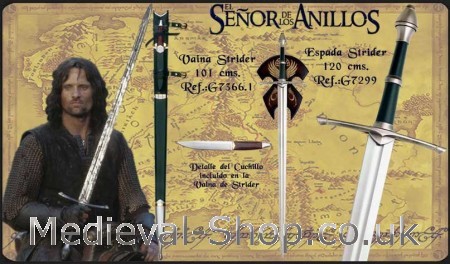 Strider sword.- The lord of the rings swords