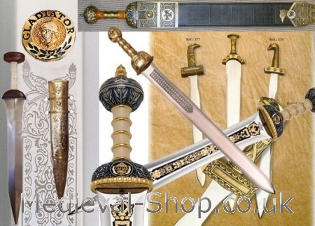 Roman gladius, spatha swords
