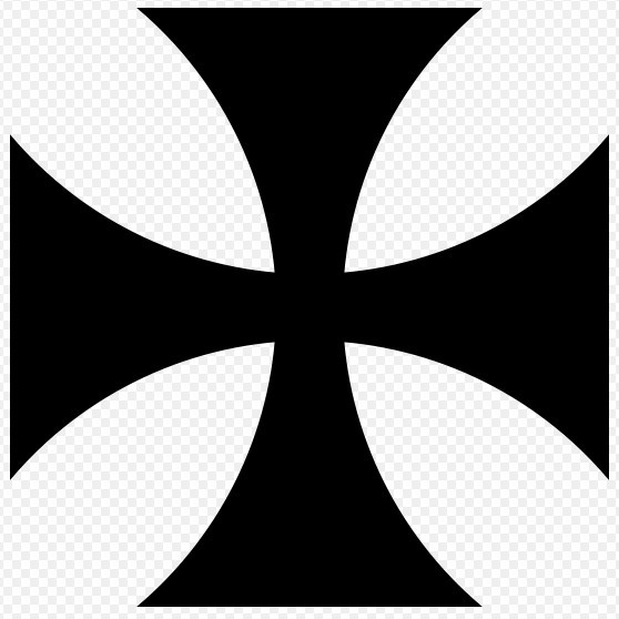 Croce Templare usata dai Cavalieri di Dio