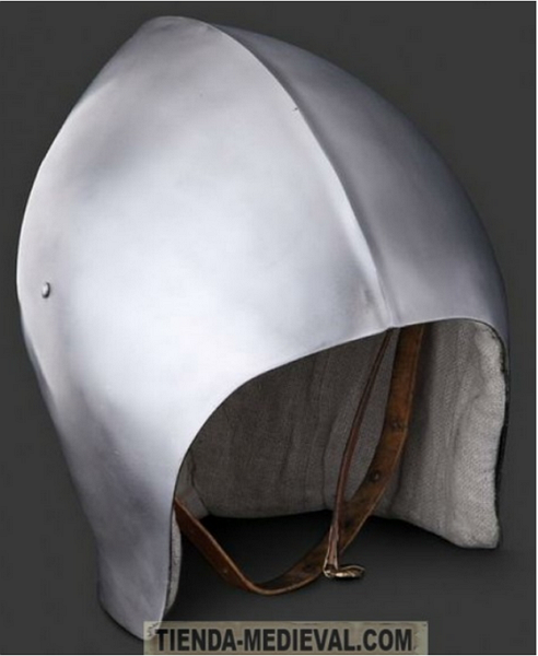 The medieval helmet