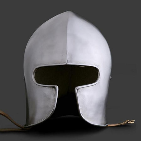 Barbute médiévale Types de casques médiévaux