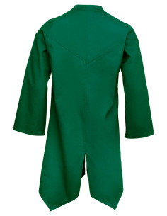 Middeleeuwse lange tuniek model Arantir, groen van kleur 2