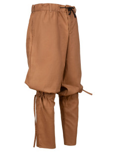 Wikinger-Hosen aus Stoff, Modell Gunnar, hellbraun