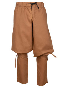 Wikinger-Hosen aus Stoff, Modell Gunnar, hellbraun 2