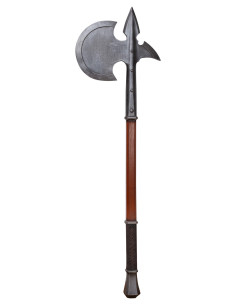 Hacha medieval de batalla para LARP, modelo Warwick