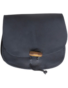 Bolsa riñonera medieval en cuero modelo Hrothgar, color...