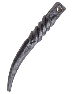 Colgante medieval en hierro forjado, modelo pico