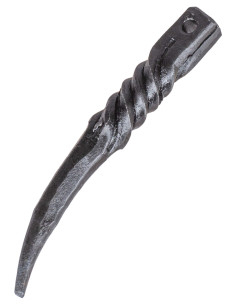 Colgante medieval en hierro forjado, modelo pico 2