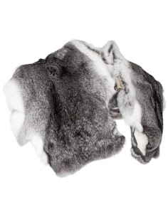 Schouderbedekking van leer, model Chinchilla