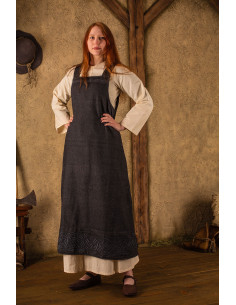Vikingkjole for apron model Alva Fishbone, sort