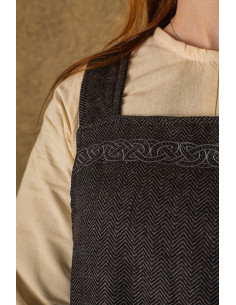 Vikingkjole for apron model Alva Fishbone, sort 2