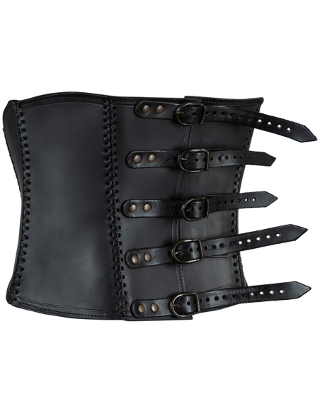 Mittelalterliches Leder-Bustier im...