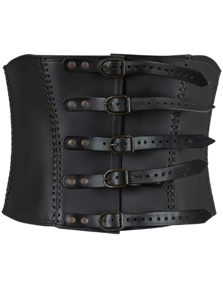 Middeleeuws leren bustier model...