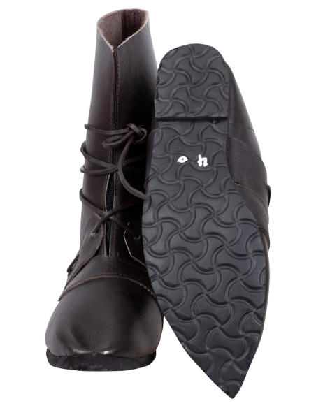 Mittelalterstiefel aus Leder Modell...