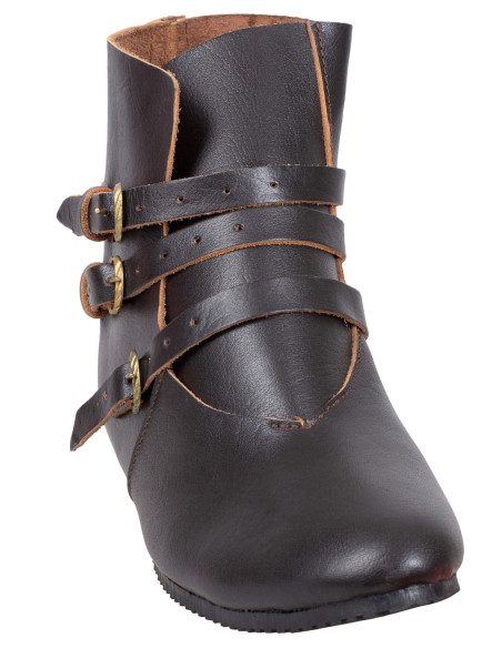 Middeleeuwse leren boots model...