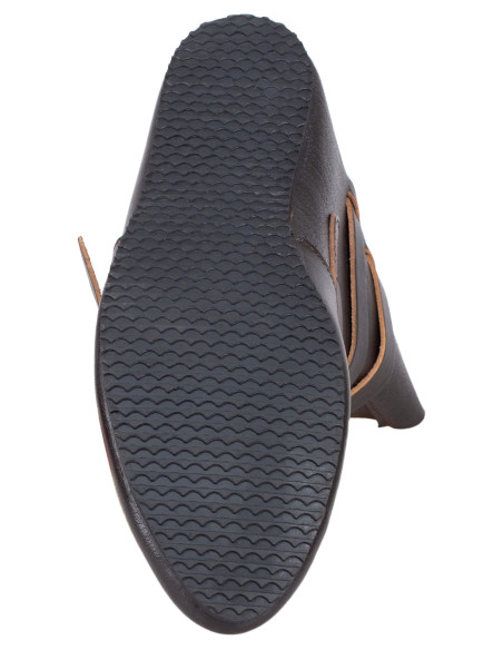 Middeleeuwse leren boots model...