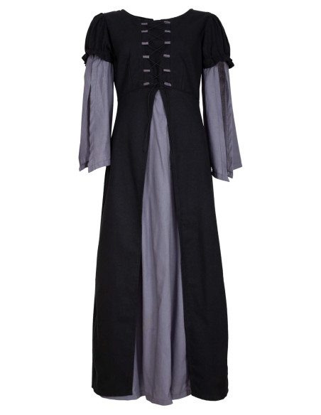 Vestido medieval en algodón modelo...