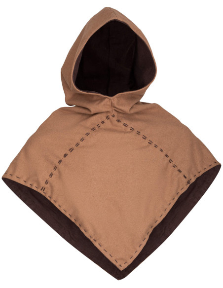 Gugel i uld med Halaif-model,...