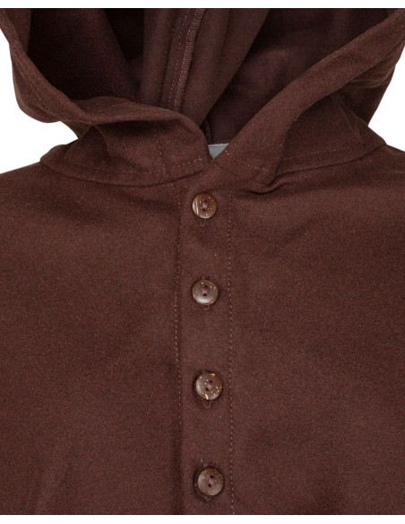 Mittelalterlicher Wollkapuzenmantel...