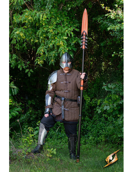 Lanza de guerra dentada para LARP