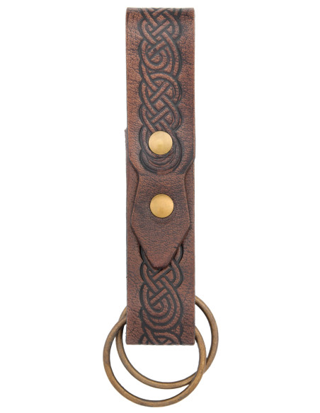 Mittelalterliche, geprägte braune...