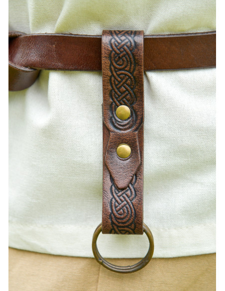 Mittelalterliche, geprägte braune...