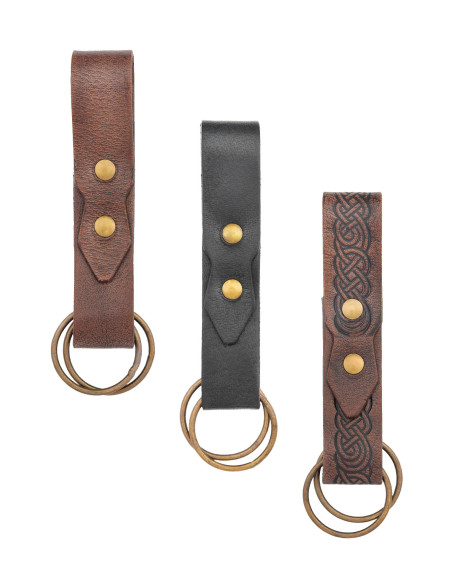 Agarra faldas medieval en cuero...