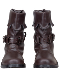 Mittelalterstiefel aus Leder im Martín-Modell, braune Farbe 2