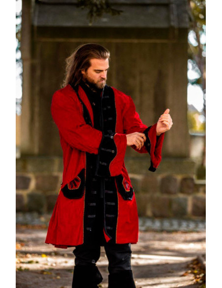 Chaqueta pirata Roja-Negra Chaqueta pirata Roja-Negra