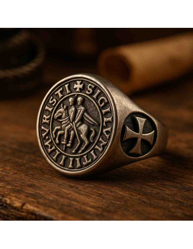 Anillo caballeros templarios