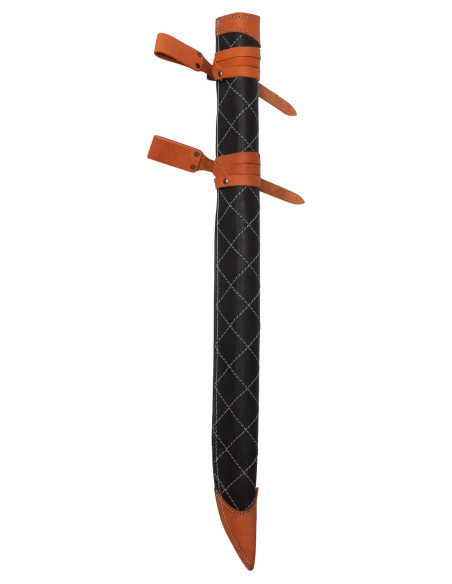 Skindække til sværd model Dante, sort