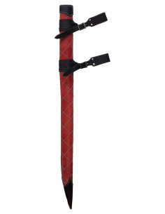 Lederhülle für Schwert Modell Dante, Bordeauxfarbe