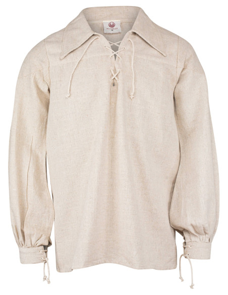 Camisa medieval en lino modelo... Camisa medieval en lino modelo...