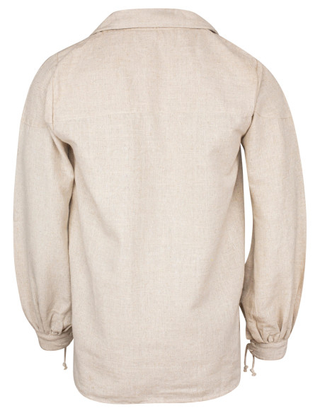 Camisa medieval en lino modelo... Camisa medieval en lino modelo...