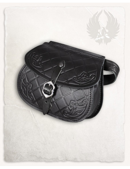 Bolso medieval en cuero modelo...