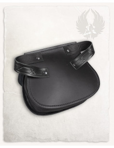Mittelalterliche Ledertasche im Julius-Modell, schwarz 2