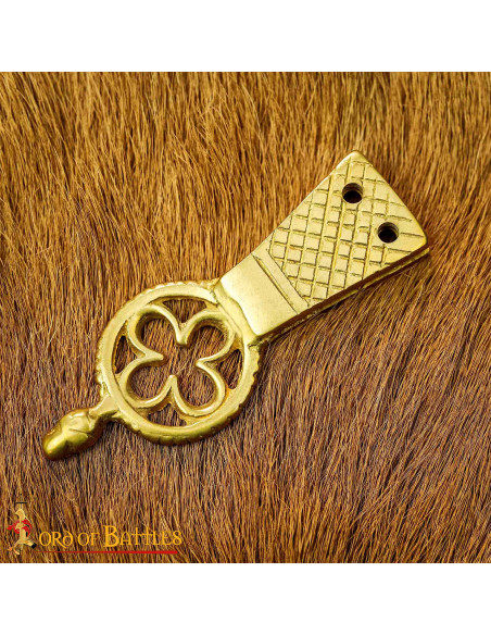 Set 5 puntas en latón para cinturón,...