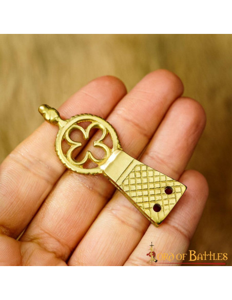 Set van 5 messing punten voor riem,...