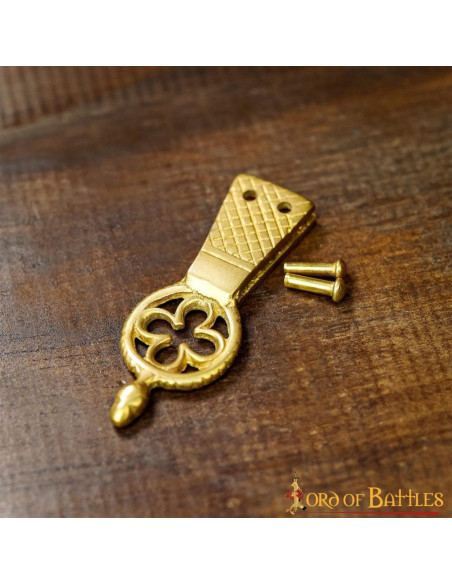 Set 5 puntas en latón para cinturón,...