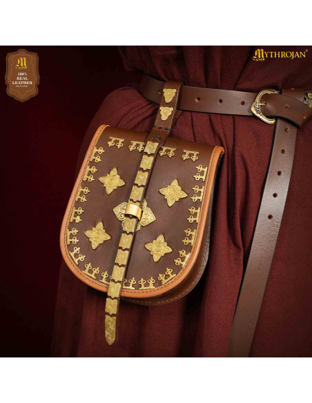 Viking tas van leer voor riem, model...