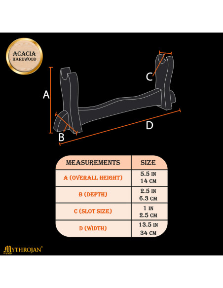 Soporte de sobremesa en madera para...