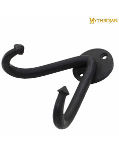 Wandhalter aus Stahl für Schwerter, schwarzer Finish 2