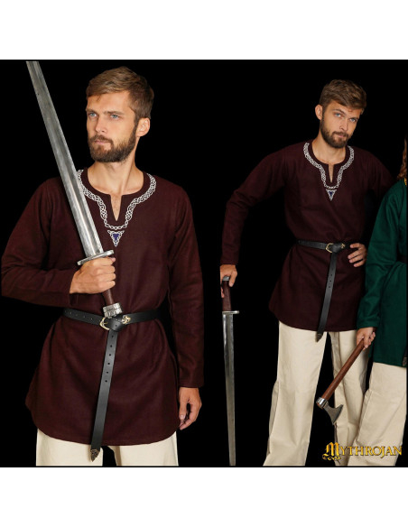 Unisex Viking tuniek van katoen met...