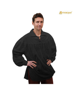 Mittelalterliches Hemd aus Baumwolle, Modell Dichter,...