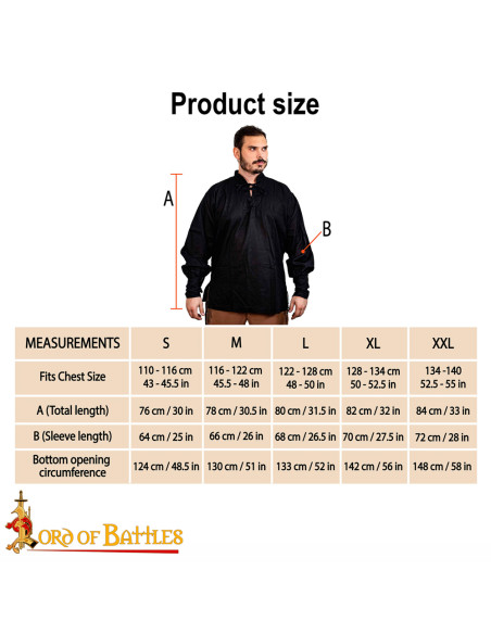 Klassiek of Renaissance piratenshirt,...