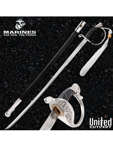 Einhänder USMC US Marines USMC NCO silber