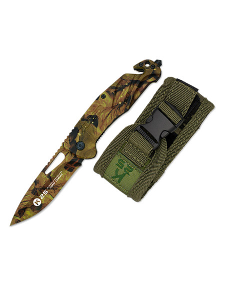 Navaja táctica K25, aluminio camo